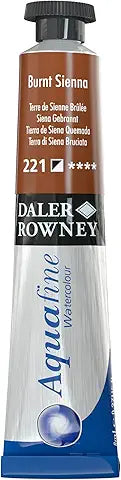 Daler Rowney Pittura ad acquerello Aquafine 8 ml Colore Terra di Siena Bruciata 221