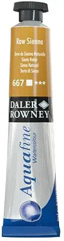 Daler Rowney Pittura ad acquerello Aquafine 8 ml Colore Terra di Siena Grezza 667