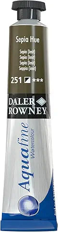 Daler Rowney Pittura ad acquerello Aquafine 8 ml Colore Tinta Seppia 251
