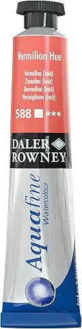 Daler Rowney Pittura ad acquerello Aquafine 8 ml Colore Tinta Vermiglia 588