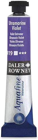 Daler Rowney Pittura ad acquerello Aquafine 8 ml Colore Viola Oltremare 419