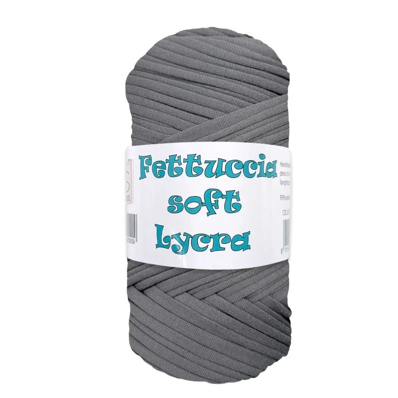 Fettuccia Soft Lycra - 105 metri - 95% Poliestere, 5% Elastan - Colore 66 Grigio