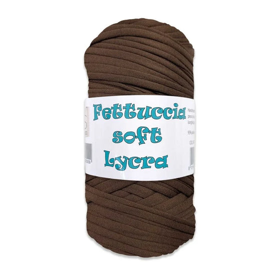 Fettuccia Soft Lycra - 105 metri - 95% Poliestere, 5% Elastan - Colore 75 Marrone