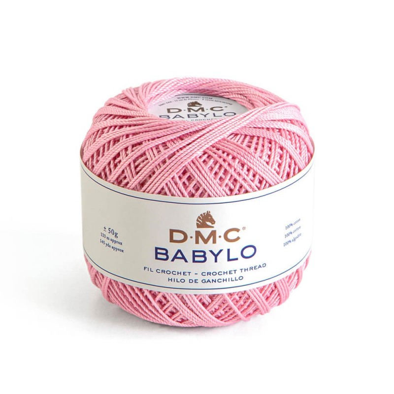 DMC Filato per Uncinetto in 100% cotone a fibre lunghe Babylo 10 Colore 460