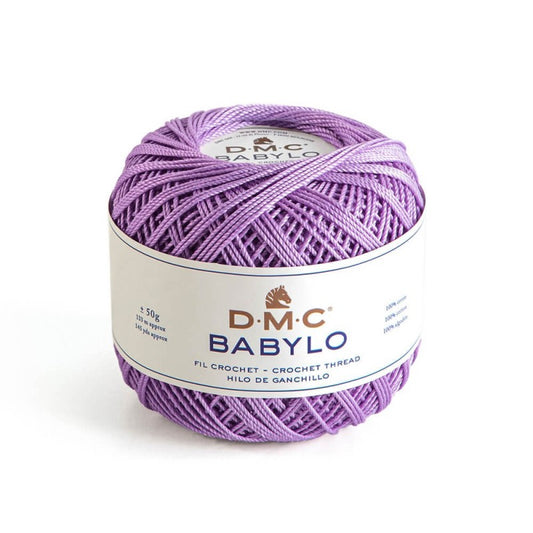 DMC Filato per Uncinetto in 100% cotone a fibre lunghe Babylo 5 Colore 210