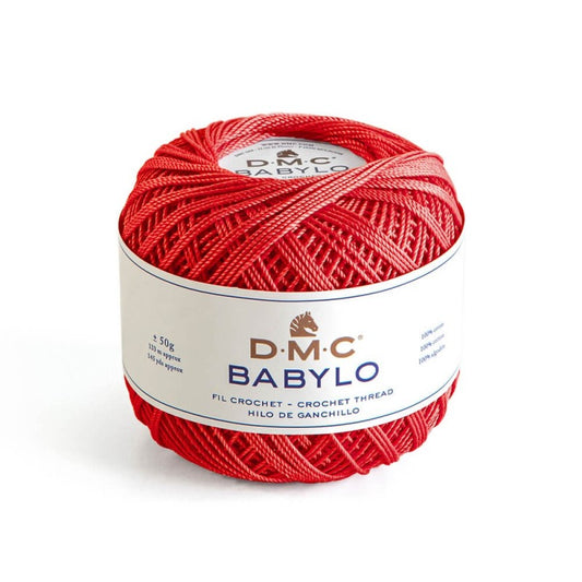 DMC Filato per Uncinetto in 100% cotone a fibre lunghe Babylo 5 Colore 321