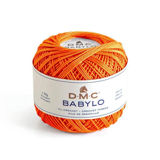 DMC Filato per Uncinetto in 100% cotone a fibre lunghe Babylo 5 Colore 3375