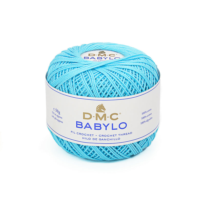DMC Filato per Uncinetto in 100% cotone a fibre lunghe Babylo 5 Colore 3846