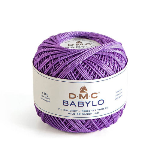 DMC Filato per Uncinetto in 100% cotone a fibre lunghe Babylo 5 Colore 553