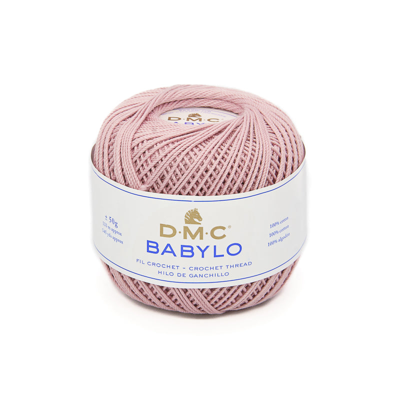 DMC Filato per Uncinetto in 100% cotone a fibre lunghe Babylo 5 Colore 778