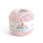 DMC Filato per Uncinetto in 100% cotone a fibre lunghe Babylo 5 Colore 818