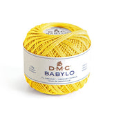 DMC Filato per Uncinetto in 100% cotone a fibre lunghe Babylo 5 Colore 973