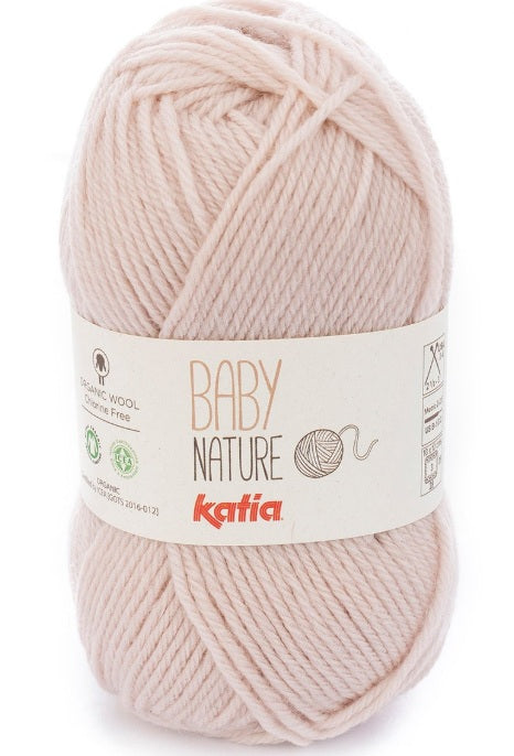 Katia Filato Baby Nature Colore 101 Beige Chiaro 25 Grammi