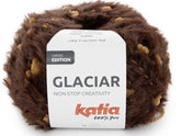 Katia Filato Glaciar in Peluche con Mini Pompon - 100% Poliestere - Colore 303 - 100 grammi / 50 metri
