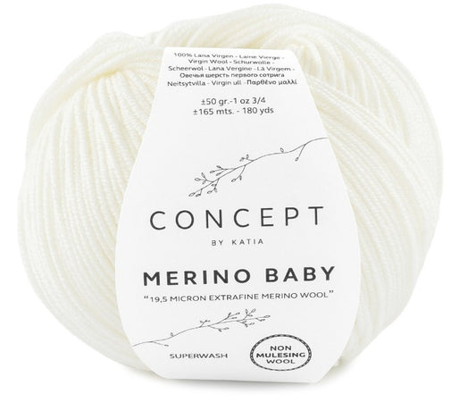 Katia Filato Merino Baby Colore 03 Panna 50 Grammi
