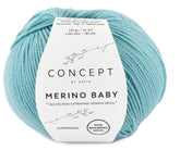 Katia Filato Merino Baby Colore 74 Turchese Chiaro 50 Grammi