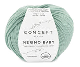 Katia Filato Merino Baby Colore 86 Verde Menta 50 Grammi