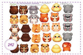 Idee Per Creare Pannello cm 40x50 PM-242 Porta Chiavi Animaletti