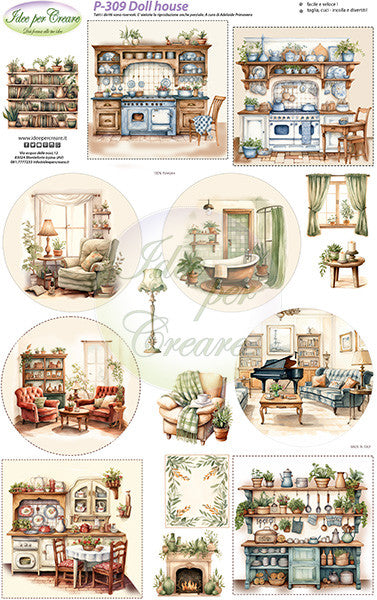 Idee Per Creare Pannello P-309 Doll House
