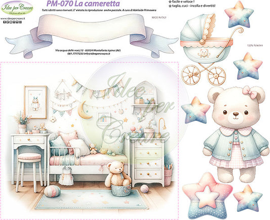 Idee Per Creare Pannello PM-070 cm 40×50 La Cameretta