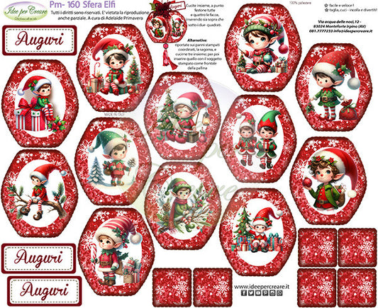 Idee Per Creare Pannello PM-160 cm 40×50 Sfera Elfi