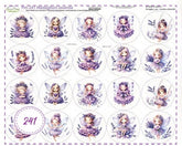 Idee Per Creare Pannello cm 40x50 PM-241 Medaglioni Lavanda