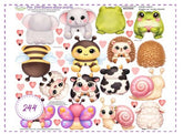 Idee Per Creare Pannello cm 40x50 PM-244 Animali Misti