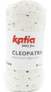 Katia Filato Cleopatra - 92% Cotone - 8% Poliestere - 210 mt 100 gr - Colore 60 Panna