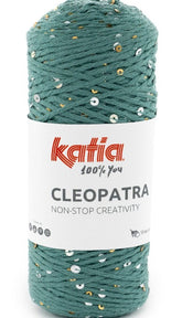 Katia Filato Cleopatra - 92% Cotone - 8% Poliestere - 210 mt 100 gr - Colore 70 Olio
