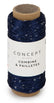 Katia Filato Combine & Paillettes - 100% Poliestere - Colore 62 Blu Notte