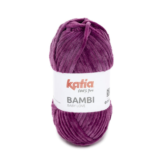 Katia Filato Bambi Colore 337 Mora perlato 100 Grammi
