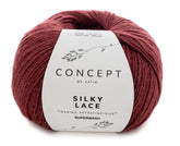 Katia Filato Silky Lace Colore 176 Bordeaux 50 gr