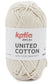Katia Filato United Cotton - Mini gomitolo colorato in 100% cotone - Colore 12 Beige