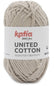 Katia Filato United Cotton - Mini gomitolo colorato in 100% cotone - Colore 13 Beige Pietra