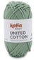 Katia Filato United Cotton - Mini gomitolo colorato in 100% cotone - Colore 19 Blu Turchese
