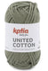 Katia Filato United Cotton - Mini gomitolo colorato in 100% cotone - Colore 20 Kaki