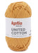 Katia Filato United Cotton - Mini gomitolo colorato in 100% cotone - Colore 29 Arancione