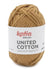 Katia Filato United Cotton - Mini gomitolo colorato in 100% cotone - Colore 30 Marrone Rame