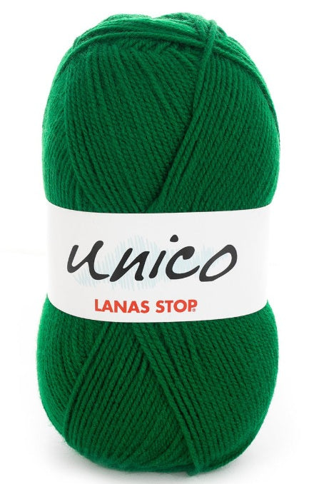Katia Filato Unico Lanas Stop 100 gr - 266 mt Colore 15 Verde