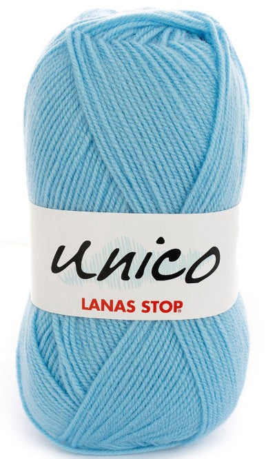 Katia Filato Unico Lanas Stop 100 gr - 266 mt Colore 21 Cielo