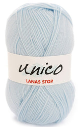Katia Filato Unico Lanas Stop 100 gr - 266 mt Colore 22 Celeste Chiaro
