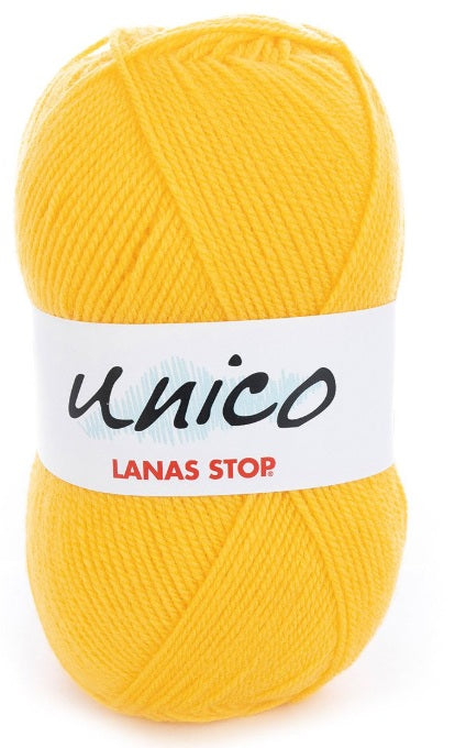 Katia Filato Unico Lanas Stop 100 gr - 266 mt Colore 24 Giallo