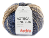 Katia Filato Azteca Fine Lux Colore 413 Marrone-Blu oceano 100 gr