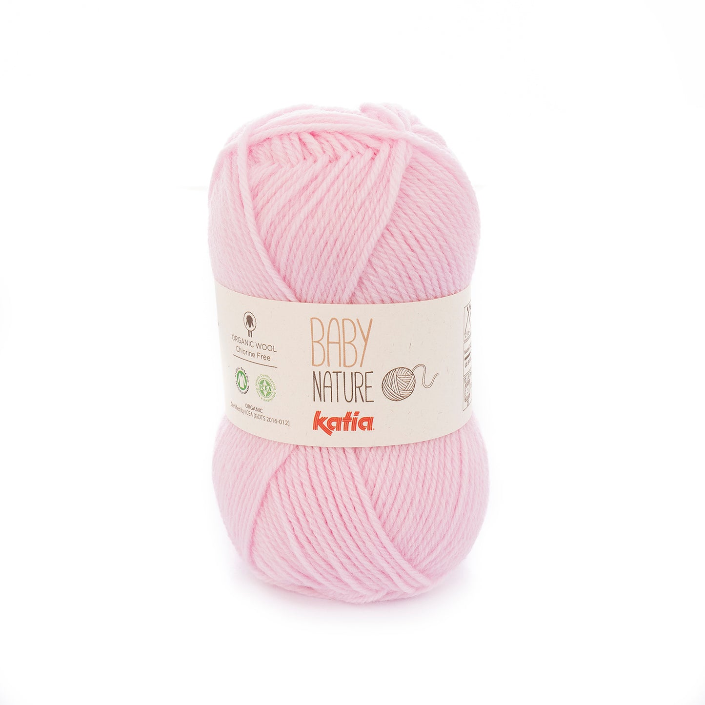 Katia Filato Baby Nature Colore 105 Rosa 25 Grammi