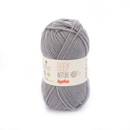 Katia Filato Baby Nature Colore 110 Grigio Medio 25 Grammi