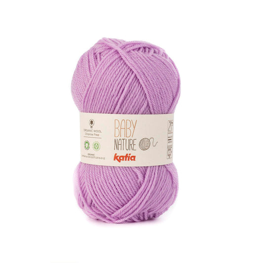 Katia Filato Baby Nature Colore 114 Malva 25 Grammi