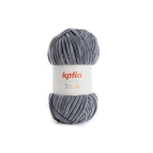 Katia Filato Bambi Colore 314 Grigio 100 Grammi