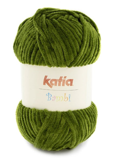 Katia Filato Bambi Colore 331 Verde 100 Grammi