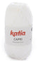 Katia Filato Capri - 100% Cotone Mercerizzato - 50 gr 125 mt - Colore 82050 Bianco