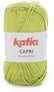 Katia Filato Capri - 100% Cotone Mercerizzato - 50 gr 125 mt - Colore 82105 Pistacchio